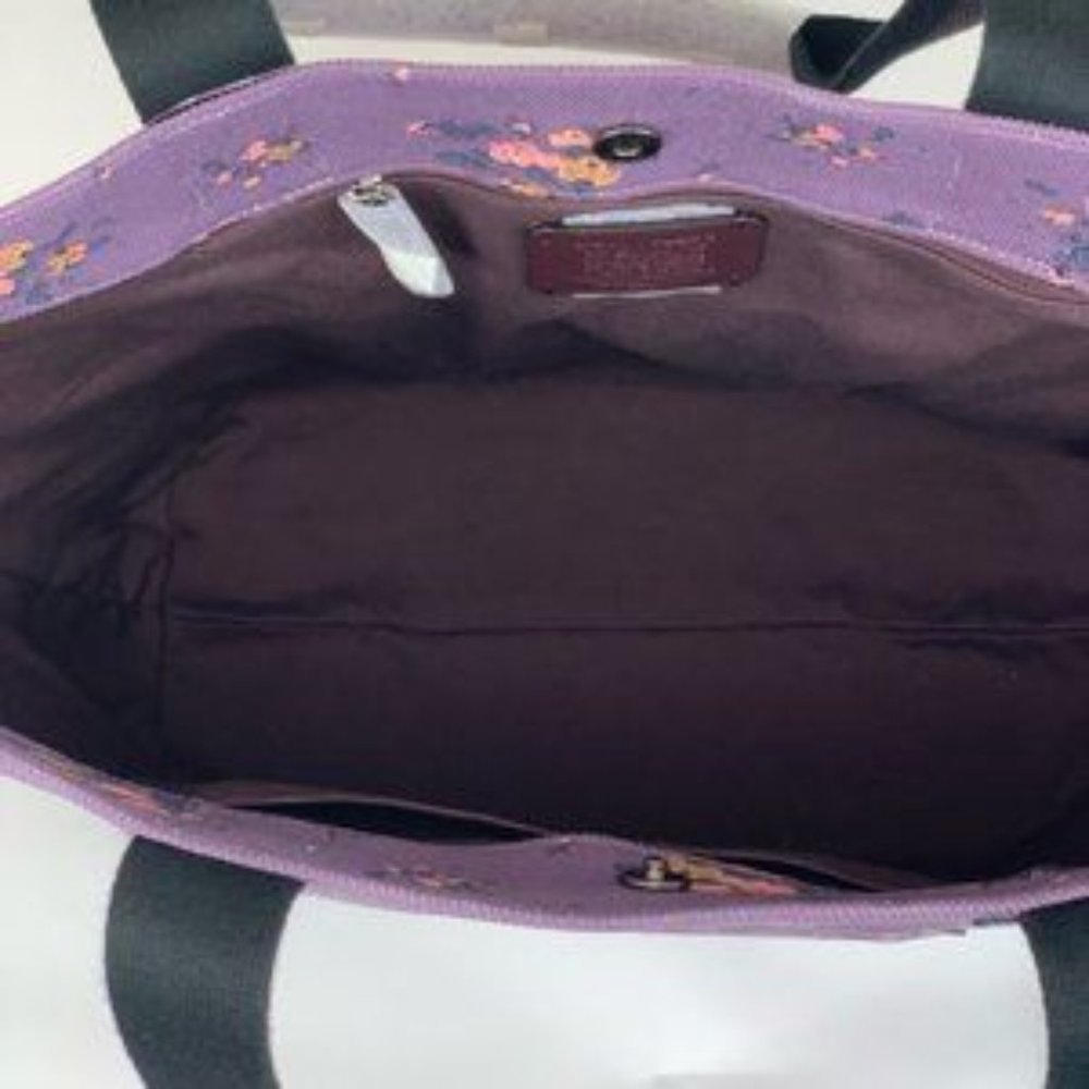🥰Coach Disney Tote Bag Dusty Lavender Multi_5